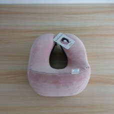 Beddinghome Pink Neck Pillow - Soft and Supportive U-Shape Design for Travel and Home Use - Perfect for Neck Pain Relief