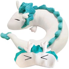 Beddinghome Dragon Shape Neck Pillow - Fun and Functional Design for Kids and Adults - Provides Support and Comfort