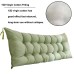 Beddinghome Green Rectangular Bed Pillow - Soft and Supportive - Perfect for Sleep, Relaxation, and Decor